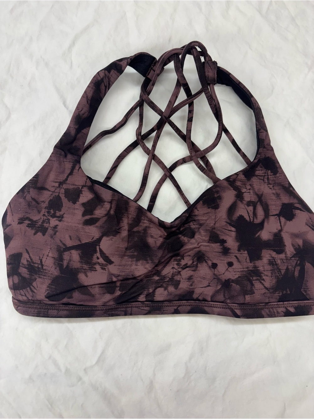 Lululemon Free To Be Bra Wild Size 4 Mini Dusk Floral